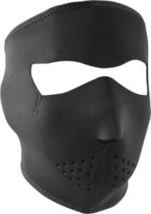 FULL FACE MASK BLACK SMALL FACE