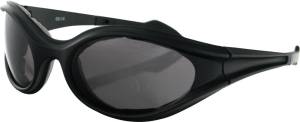 FOAMERZ SUNGLASSES BLACK W/SMOKE LENS