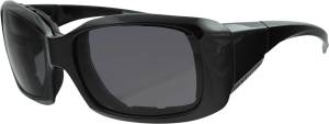 AVA SUNGLASSES BLACK W/SMOKE LENS