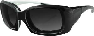 AVA SUNGLASSES BLACK PEARL W/SMOKE LENS