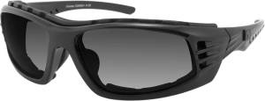 CHAMBER SUNGLASSES GLOSS BLACK W/SMOKED LENS