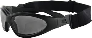 GXR SUNGLASSES BLACK W/SMOKE LENS