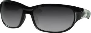 NEW JERSEY SUNGLASS CLEAR LENS MATTE BLACK FRAME