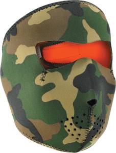 FULL FACE MASK WOODLAND REV HIGH-VIS ORANGE