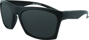 CAPONE SUNGLASS MATTE BLACK W/ANTI-FOG SMOKED LENS