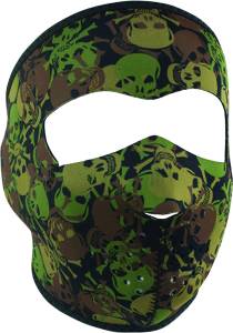 NEOPRENE FULL MASK ALL OVER SKULL CAMO