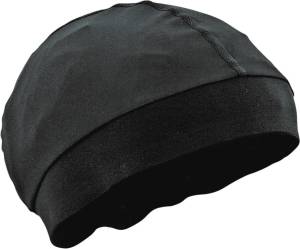 SKULL CAP W/COMFORT BAND BLACK