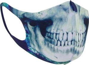 LIGHTWEIGHT FACE MASK 2/PK PAINT SKULL / BLACK