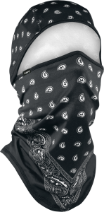 SPORTFLEX CONVERTIBLE BALACLAVA BLACK PAISLEY