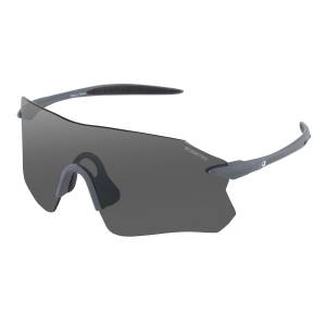 AERO CYCLING SUNGLASS MATTE GRAY SMOKE SILVER MIRROR