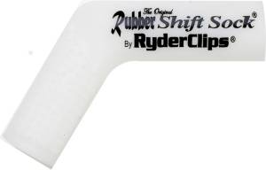 RUBBER SHIFT SOCK (WHITE)