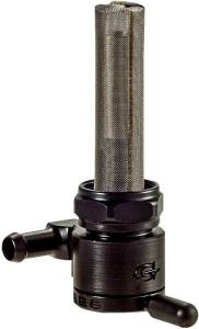 22MM PETCOCK FORWARD BLACK 5/16 HOSE