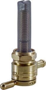 22MM PETCOCK STRAIGHT BRASS 5/16 HOSE