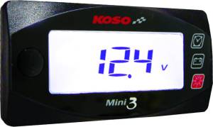 MINI 3 CLOCK & VOLT METER