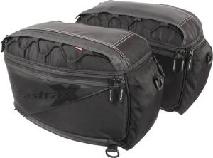 BACKROADS SADDLEBAGS EXPANDS TO: 16.5" X 8" X 7"