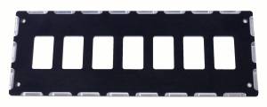 DASH 7-SWITCH PLATE (BLACK)