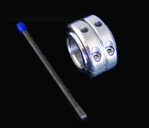 AXLE LOCKING NUT - DOUBLE (SILVER)