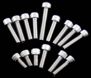 15 PIECE CLUTCH WTR COVER STAINLESS BOLT KIT