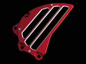 FRONT CHAIN GUARD (ANODIZED RED)