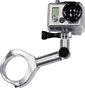 GO PRO CASE ADJUSTABLE MOUNT POLISHED 1.75"