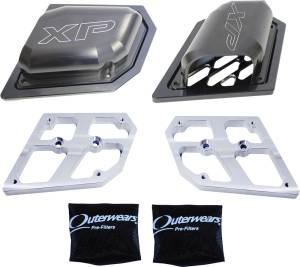 SIDE AIR SCOOP COVERS (BLACK)