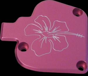 THROTTLE COVER (PINK FLOWERS)