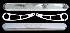 REAR VIEW MIRROR 6" ARMS (POLISHED)