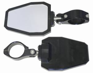 SIDE MIRROR SOLID BLACK 1.875"