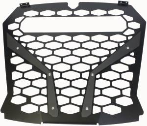 FRONT GRILL BLACK POL RZR S WITH OUT 10" LIGHT