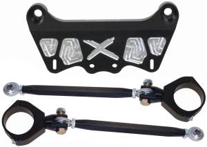 SHOCK TOWER SUPPORT SOLID BLACK X3