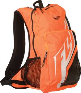 JUMP BACKPACK FLO. ORANGE 18"X14"X6"