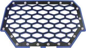 2-PANEL FRONT GRILL (BLACK/BLUE)