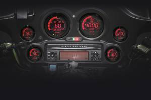 HD-02 SERIES GAUGE KIT BLACK BEZEL OIL TEMP