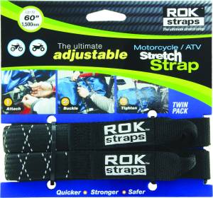 MOTORCYCLE STRAP BLACK/REFLECTIVE 18"X60"X1"