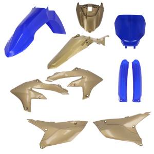 FULL PLASTIC KIT BLUE/GOLD YAM