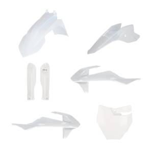 FULL PLASTIC KIT WHITE GAS/KTM