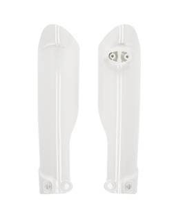 LOWER FORK COVER SET WHITE GAS/KTM