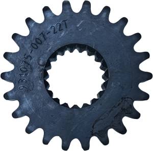 22T TOP SPROCKET  19T SPLINE 3/4" HYVO (13W)