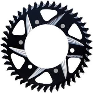 REAR CAT5 SPROCKET ALUMINUM 40T-525 BLK DUC