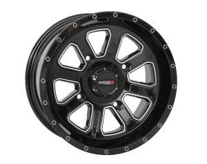 ST4 WHEEL 14X7 4+3 (+10MM) 4/110 GLOSS BLACK/MACHINED