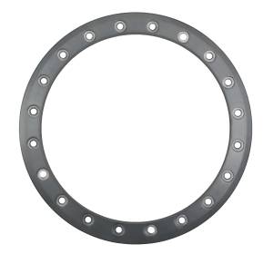 SB8-SB9 15" BEADLOCK RING 10MM 20-HOLE GLOSS BRUSHED GRY