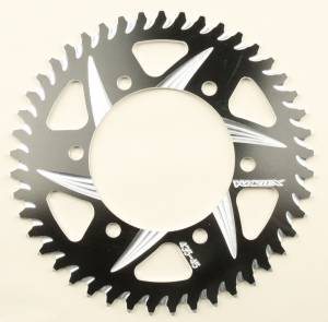 REAR CAT5 SPROCKET ALUMINUM 45T-520 BLK KAW/SUZ/YAM