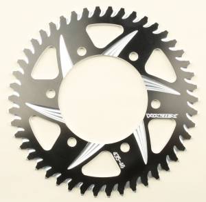 REAR CAT5 SPROCKET ALUMINUM 46T-520 BLK KAW/SUZ/YAM