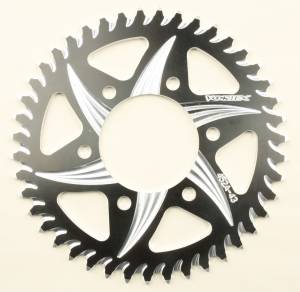 REAR CAT5 SPROCKET ALUMINUM 43T-520 BLK KAW