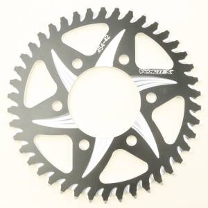 REAR CAT5 SPROCKET ALUMINUM 42T-525 BLK KAW