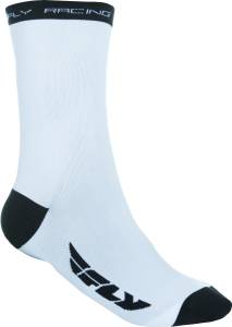 CREW SOCKS WHITE/BLACK LG/XL