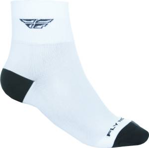 SHORTY SOCKS WHITE/BLACK LG/XL