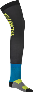 KNEE BRACE SOCKS HI-VIS/BLACK/BLUE SM/MD