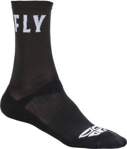 FLY CREW SOCKS BLACK LG/XL