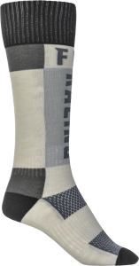 MX SOCKS THICK GREY/BLACK LG/XL